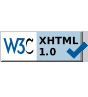 Valid XHTML 1.0 Transitional